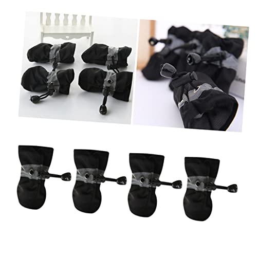 COLLBATH Praktische Hundeschuhe 4PCS Haustierstiefel Wasserschuhe für Hunde Regenfest Warm Leicht zu tragen Entfernen COLLBATH Praktische Hundeschuhe 4PCS Haustierstiefel Wasserschuhe für Hunde Regenfest Warm Leicht zu tragen Entfernen von COLLBATH