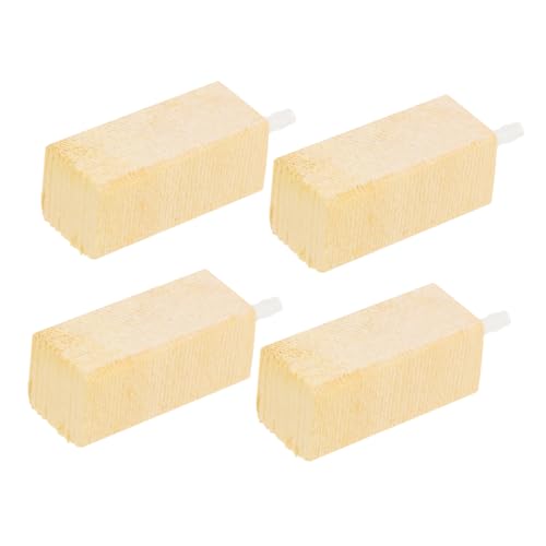 COLLBATH Effizienter Eiweißabschäumer Für Meerestanks 4 Stück Luftsteine ​​aus Holz Aquarium-luftsprudler Dekoration Aquarium-luftblasenmacher von COLLBATH