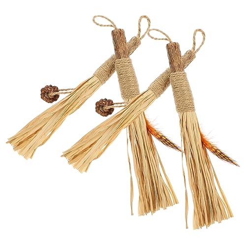 COLLBATH 4 Stück Silberne Rattan -katzenspielzeug Bereicherung Für Katzen Raffia -Katze Drinnen Katzen Stöcke Katze Kauert Kauen Kratzer Polygonum Holz COLLBATH 4 Stück Silberne Rattan -katzenspielzeug Bereicherung Für Katzen Raffia -Katze Drinnen Katzen Stöcke Katze Kauert Kauen Kratzer Polygonum Holz von COLLBATH