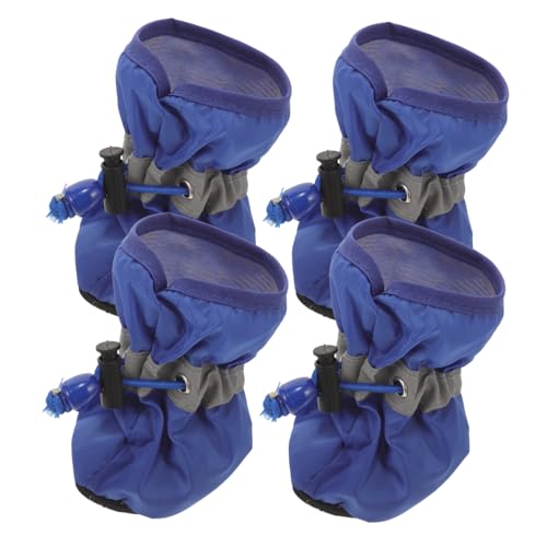 COLLBATH 4stücke Hundeschutzstiefel Für Kleine Bis Mittelgroße Hunde Schuhe Für Hunde Mit -Sohle Haustierstiefel Zum Schutz Vor Und Sand von COLLBATH