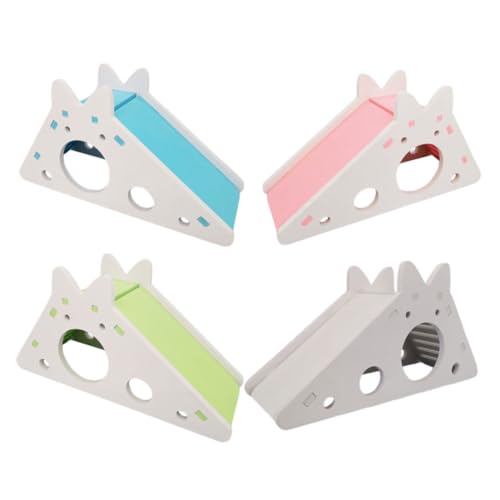 COLLBATH 4 Stück Teiliges Hamster Hideout mit Rutsche und Leiter Spielplatz für Kleine Tiere Gemütliches Nest für Zwerghamster Meerschweinchen Ratten und Haustiere COLLBATH 4 Stück Teiliges Hamster Hideout mit Rutsche und Leiter Spielplatz für Kleine Tiere Gemütliches Nest für Zwerghamster Meerschweinchen Ratten und Haustiere von COLLBATH