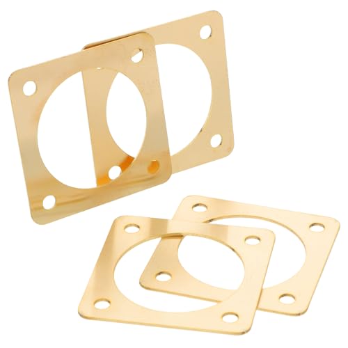 COLLBATH 4 Stück Teiliges Metal Birdhouse Predator Guard Vogelhaus Lochschutz für Außenbereich Innendurchmesser Optimaler Schutz vor Raubtieren Verbesserte Belüftung und Ästhetisches Design von COLLBATH