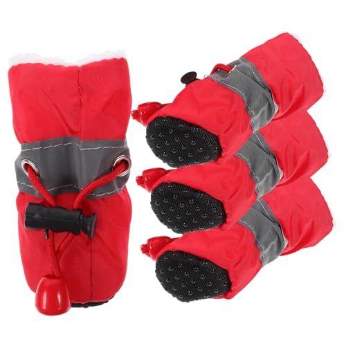 COLLBATH 4 Stück rutschfeste Haustierschuhe Hundestiefel Welpenschuhe Haustierschuhe Für Draußen Welpen Haustierschuhe Haustierschuhe Für Regen rutschfeste Haustierschuhe Schützende COLLBATH 4 Stück rutschfeste Haustierschuhe Hundestiefel Welpenschuhe Haustierschuhe Für Draußen Welpen Haustierschuhe Haustierschuhe Für Regen rutschfeste Haustierschuhe Schützende von COLLBATH