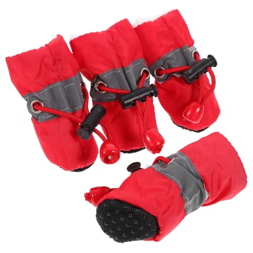 COLLBATH 4er-Set Haustierschuhe Winterstiefel Für Hunde rutschfeste Schuhe Schutzschuhe Für Hunde Und Welpen Warme Und Anti-rutschende Haustierschuhe Für Nasse Oberflächen COLLBATH 4er-Set Haustierschuhe Winterstiefel Für Hunde rutschfeste Schuhe Schutzschuhe Für Hunde Und Welpen Warme Und Anti-rutschende Haustierschuhe Für Nasse Oberflächen von COLLBATH