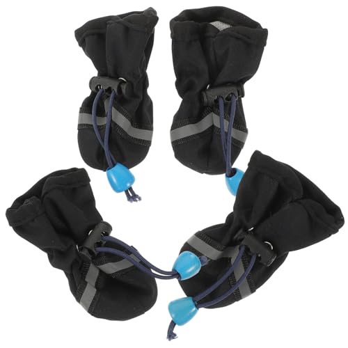 COLLBATH 4 Stück wasserdichte Fußabdeckung für Haustiere Welpenschuhe für kleine Hunde Hundestiefel Paws pfotenschutz hundeschuhe wasserdichte Haustierschuhe rutschfeste Welpenschuhe Gummi COLLBATH 4 Stück wasserdichte Fußabdeckung für Haustiere Welpenschuhe für kleine Hunde Hundestiefel Paws pfotenschutz hundeschuhe wasserdichte Haustierschuhe rutschfeste Welpenschuhe Gummi von COLLBATH