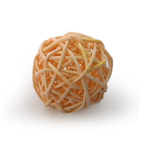 COLLBATH 4 Stück Rattanbälle Vogel-papagei-kauspielzeug Naturmaterial Kleinvogel Beschäftigung Kaninchen Spielzeug Haustier Kauspaß COLLBATH 4 Stück Rattanbälle Vogel-papagei-kauspielzeug Naturmaterial Kleinvogel Beschäftigung Kaninchen Spielzeug Haustier Kauspaß von COLLBATH
