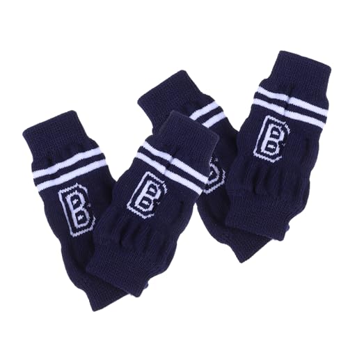 COLLBATH 4Stücke Gestrickte Hundeärmel für Umfassenden Ellenbogenschutz Elastisch und Waschbar für Kleine bis Große für Verletzungsfreies von COLLBATH