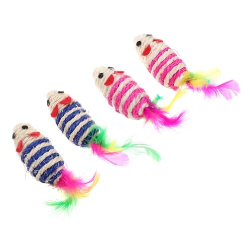 COLLBATH 4Stücke Interaktives Katzenmäuse Kätzchen Niedliches Kauen Für Innenkatzen Blaue Und Spielzeugmäuse Perfektes Haustier Zubehör Für Spaß COLLBATH 4Stücke Interaktives Katzenmäuse Kätzchen Niedliches Kauen Für Innenkatzen Blaue Und Spielzeugmäuse Perfektes Haustier Zubehör Für Spaß von COLLBATH