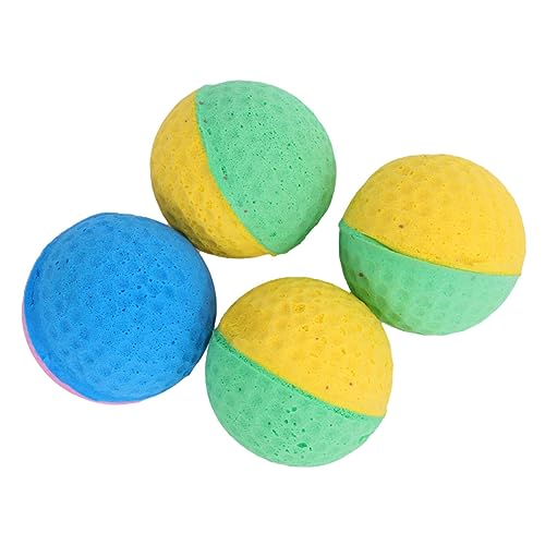 COLLBATH 4stücke Katzenkugel Spielzeugbälle Für Katzen Aus Latex Und Schwamm Haustierspielzeug Für Kätzchen Bunte Bälle Zum Kratzen Verhindern COLLBATH 4stücke Katzenkugel Spielzeugbälle Für Katzen Aus Latex Und Schwamm Haustierspielzeug Für Kätzchen Bunte Bälle Zum Kratzen Verhindern von COLLBATH