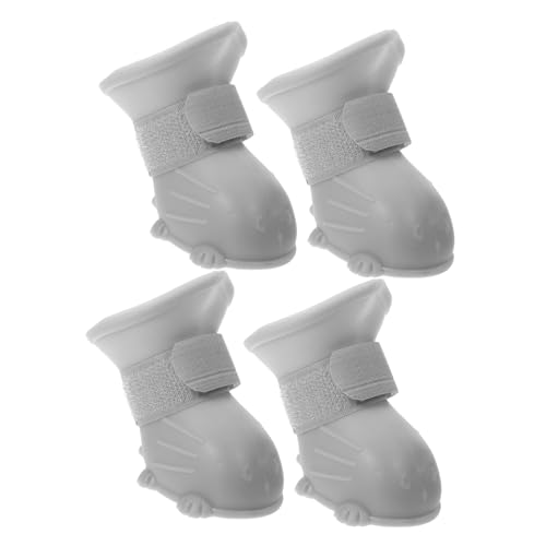 COLLBATH 4Stücke wasserdichte Regenstiefel für Hunde rutschfeste Haustierschuhe für Outdoor Aktivitäten Leichtes Design für Sicheren Schutz bei Regenwetter COLLBATH 4Stücke wasserdichte Regenstiefel für Hunde rutschfeste Haustierschuhe für Outdoor Aktivitäten Leichtes Design für Sicheren Schutz bei Regenwetter von COLLBATH