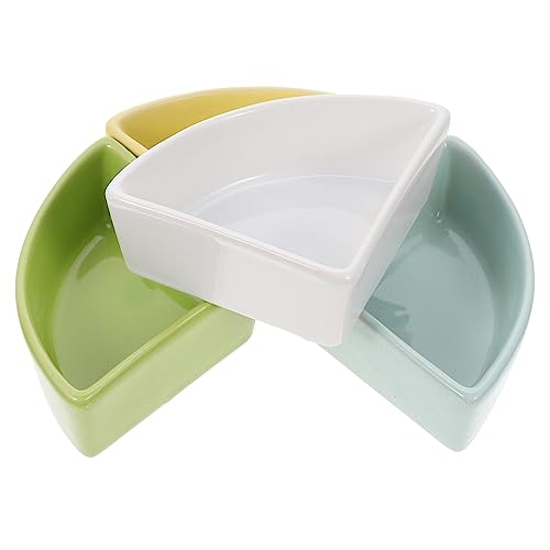 COLLBATH 4er Set Keramische Futterschalen Für Kleintiere Hamster Meerschweinchen Eichhörnchen Anti Umkippen Und Bissfest Futternäpfe COLLBATH 4er Set Keramische Futterschalen Für Kleintiere Hamster Meerschweinchen Eichhörnchen Anti Umkippen Und Bissfest Futternäpfe von COLLBATH