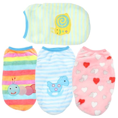 COLLBATH 4-teilige Warme Haustierkleidung Flanell-hundekleidung Ärmellose Partykleidung Für Hunde COLLBATH 4-teilige Warme Haustierkleidung Flanell-hundekleidung Ärmellose Partykleidung Für Hunde von COLLBATH