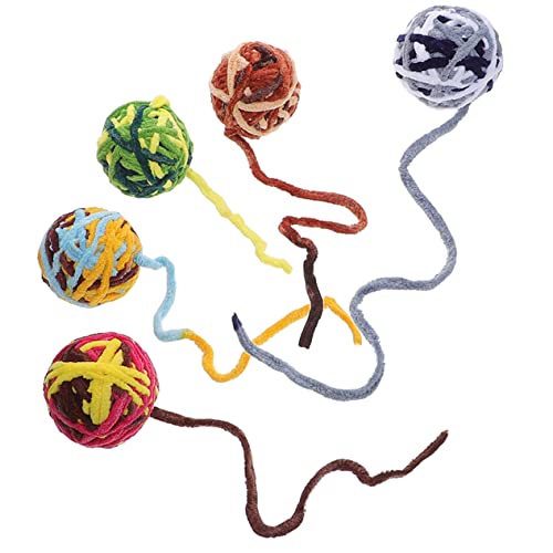 COLLBATH 5 Stück Glockengarnkugel Katzenbälle Spiralspielzeug für Katzen Plüsch interaktives katzenspielzeug Interactive cat Toy Kätzchen-Ball- Kompaktes Ballspielzeug für Kätzchen COLLBATH 5 Stück Glockengarnkugel Katzenbälle Spiralspielzeug für Katzen Plüsch interaktives katzenspielzeug Interactive cat Toy Kätzchen-Ball- Kompaktes Ballspielzeug für Kätzchen von COLLBATH