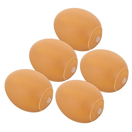 COLLBATH 5st Haustier Spielzeug Weiche, Quietschende Bälle Sprungball Quietschende Eierbällchen Quietschender Tennisball Bälle Für Hunde Beißball Für Hunde Vinyl Hunde-Ei Cartoon-Hund von COLLBATH