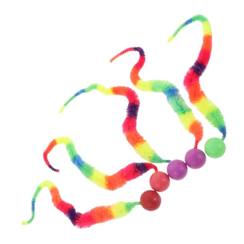COLLBATH 5 Stück Katzen Hüpfball Katzen Bewegungs Katzenspielzeug Katzenspielzeugbälle Katzenball Katzentunnel Katzen Leckball Katzenminze Kätzchen Katzen Interaktives von COLLBATH