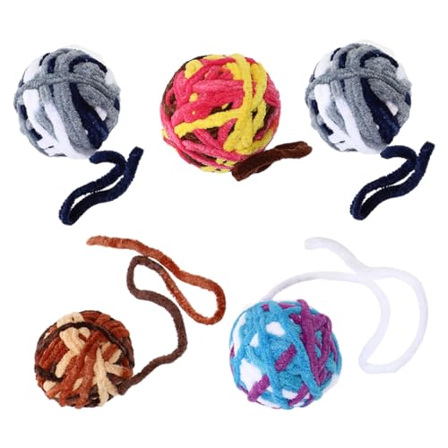 COLLBATH 5St Garnknäuel für Katzenspielzeug Katze Wolle Katzenball Hundebälle aus Wolle Katzenbälle Katzenspielzeug für drinnen Pet-Ball- Katzenjagdball Kätzchenball COLLBATH 5St Garnknäuel für Katzenspielzeug Katze Wolle Katzenball Hundebälle aus Wolle Katzenbälle Katzenspielzeug für drinnen Pet-Ball- Katzenjagdball Kätzchenball von COLLBATH