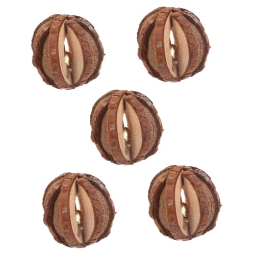 COLLBATH 5stücke Hamster Und Kaninchen Kauspielzeug Natürliches Spielzeug Für Kleintiere Zahnpflege Mit Glockenball Für Spaß Und Für Hamster Und Meerschweinchen COLLBATH 5stücke Hamster Und Kaninchen Kauspielzeug Natürliches Spielzeug Für Kleintiere Zahnpflege Mit Glockenball Für Spaß Und Für Hamster Und Meerschweinchen von COLLBATH