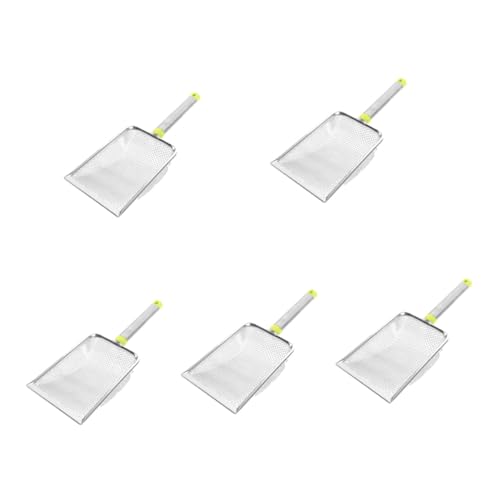 COLLBATH 5 Stücke Edelstahl Katzenstreu Schaufel Katzenklo Scooper Katzenstreu Verklumpen Non-Skid Griff COLLBATH 5 Stücke Edelstahl Katzenstreu Schaufel Katzenklo Scooper Katzenstreu Verklumpen Non-Skid Griff von COLLBATH