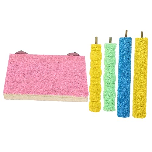 COLLBATH Vogel-kletterständer Schleifstab-Spielzeug Papageien-aktivitätsset Haustier-trainingsständer Für Nymphensittiche Sittiche Vögel Zufällige Farbe COLLBATH Vogel-kletterständer Schleifstab-Spielzeug Papageien-aktivitätsset Haustier-trainingsständer Für Nymphensittiche Sittiche Vögel Zufällige Farbe von COLLBATH