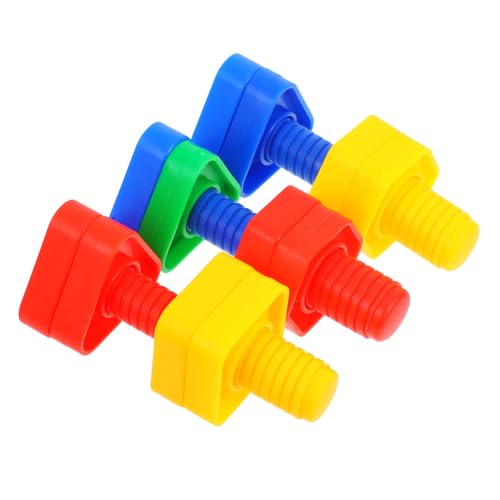 COLLBATH Jumbo Schrauben Und Muttern Für Papageien Aras Und Bunte Pädagogische Beschäftigungsspielzeuge Für Vögel Im Käfig Zufällige Farben COLLBATH Jumbo Schrauben Und Muttern Für Papageien Aras Und Bunte Pädagogische Beschäftigungsspielzeuge Für Vögel Im Käfig Zufällige Farben von COLLBATH