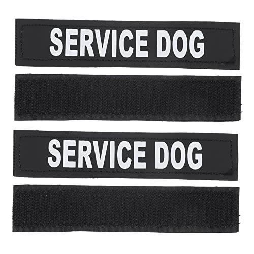 COLLBATH 6 Paare Geschirr Mit Etikett Für Hundeweste Aufnäher Für Haustierkleidung Kleines Hundezubehör Dekore Für Haustierkleidung Welpenzubehör Arbeitshund Patch Black Pu COLLBATH 6 Paare Geschirr Mit Etikett Für Hundeweste Aufnäher Für Haustierkleidung Kleines Hundezubehör Dekore Für Haustierkleidung Welpenzubehör Arbeitshund Patch Black Pu von COLLBATH