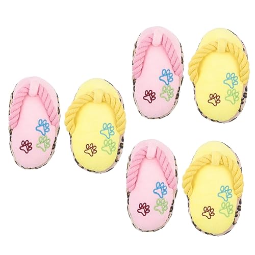 COLLBATH Hunde Schuh Zum Kauen 6 STK Spielzeug Hund Haustierbedarf Hündchen Gefüllte Puppe Chew Toy Pet Supplies Dogs Toys Toy Set Soft Toy Dog Toy Puppy Toys Dog Accessories Plush Toy Plüsch Rosa COLLBATH Hunde Schuh Zum Kauen 6 STK Spielzeug Hund Haustierbedarf Hündchen Gefüllte Puppe Chew Toy Pet Supplies Dogs Toys Toy Set Soft Toy Dog Toy Puppy Toys Dog Accessories Plush Toy Plüsch Rosa von COLLBATH