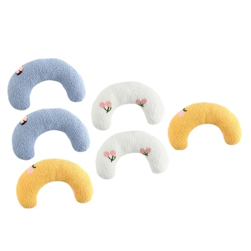 COLLBATH 6-teiliges Katzenkissen-Set U-förmiges Nackenkissen für Hauskatzen tragbares und bequemes Kissen für Hunde geschmeidiges Kissen für Katzen und Hunde COLLBATH 6-teiliges Katzenkissen-Set U-förmiges Nackenkissen für Hauskatzen tragbares und bequemes Kissen für Hunde geschmeidiges Kissen für Katzen und Hunde von COLLBATH