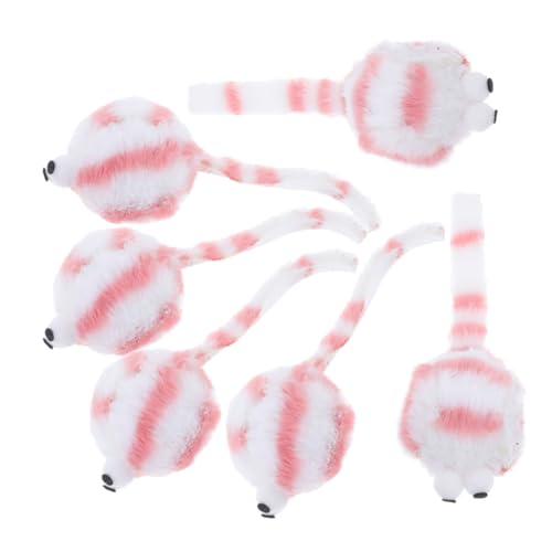 COLLBATH 6 Stück Plüschmaus Süßes Plüsch Katzenspielzeug Realistisches Mausspielzeug Für Katzen Katzenjagdspielzeug Süßes Kätzchen Mausspielzeug Interaktive Katzenspielzeug COLLBATH 6 Stück Plüschmaus Süßes Plüsch Katzenspielzeug Realistisches Mausspielzeug Für Katzen Katzenjagdspielzeug Süßes Kätzchen Mausspielzeug Interaktive Katzenspielzeug von COLLBATH