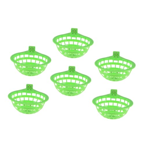 COLLBATH Brutnestschalen-Set Für Tauben – 6er-Pack Finkennest Für Käfige Nistschale Für Vögel Vogelbrutnestpfanne von COLLBATH