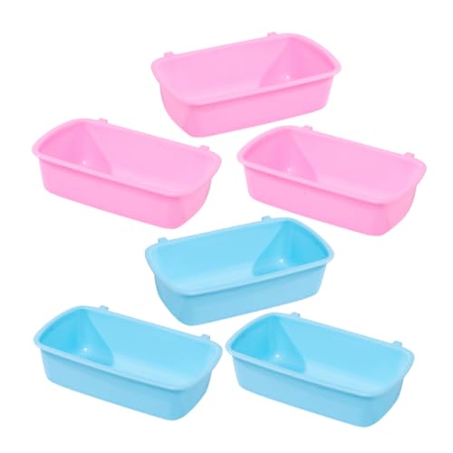COLLBATH Futternapf 6er Set Zum Aufhängen Für Hamster Chinchillas Meerschweinchen Stabil Für Zwerghamster Ratten Kleintiere COLLBATH Futternapf 6er Set Zum Aufhängen Für Hamster Chinchillas Meerschweinchen Stabil Für Zwerghamster Ratten Kleintiere von COLLBATH