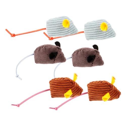 COLLBATH Weiche gestreifte Plüschmaus mit Katzenminze Spielzeug zum Necken der Katze interaktives Spielzeug Plüschmaus mit Katzenminze für Hauskatzen COLLBATH Weiche gestreifte Plüschmaus mit Katzenminze Spielzeug zum Necken der Katze interaktives Spielzeug Plüschmaus mit Katzenminze für Hauskatzen von COLLBATH