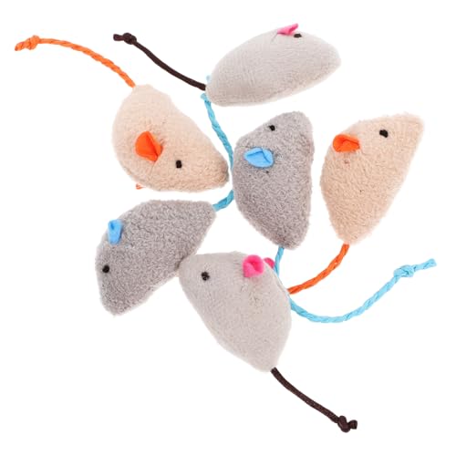 COLLBATH 6st Plüschmaus Katzenspielzeugset Katzenspielzeug Rasseln Lebensechte Plüsch- -spielzeuge Frühlingsspielzeug Kratzer Katzenspielzeug Simulationsspielzeug Kätzchen COLLBATH 6st Plüschmaus Katzenspielzeugset Katzenspielzeug Rasseln Lebensechte Plüsch- -spielzeuge Frühlingsspielzeug Kratzer Katzenspielzeug Simulationsspielzeug Kätzchen von COLLBATH