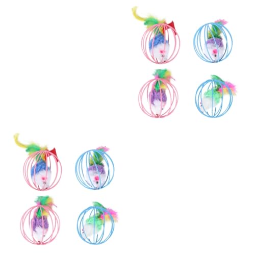 COLLBATH 8stücke Katzen Spielzeug Plüsch Mäuse Und Bälle Für Katzen Interaktive Spielzeuge Spiel Und Jagdtrieb Farblich Gemischt Für Katzenrassen COLLBATH 8stücke Katzen Spielzeug Plüsch Mäuse Und Bälle Für Katzen Interaktive Spielzeuge Spiel Und Jagdtrieb Farblich Gemischt Für Katzenrassen von COLLBATH