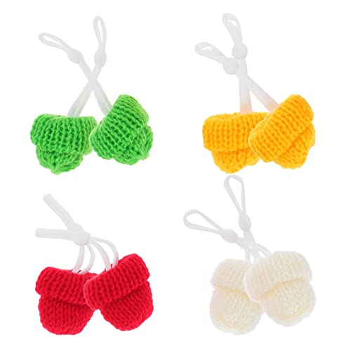 COLLBATH 8 Pcs Wollgarn Hüte Für Reptilien Bartagamen Dekorative Hut Verstellbaren Gummiband von COLLBATH