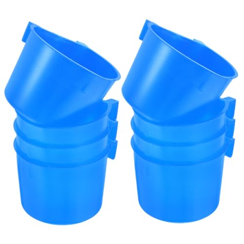 COLLBATH 8stücke Hängende Futter Und Wasserschalen Für Kleintiere Futter Und Trinkschalen Für Vögel Und Kaninchen Einfache Installation Blau von COLLBATH