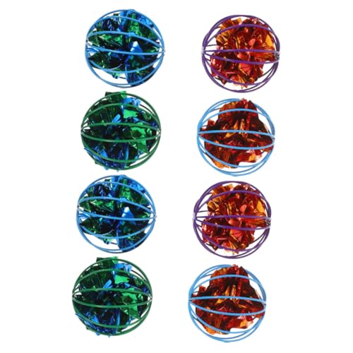 COLLBATH 8 Stück Papierball Für Haustierkatzen Interaktives Kätzchen Knisterspielzeug Zum Necken Von Katzen Knisterbälle Für Kleintiere Langeweile Im Innenbereich Knisterball COLLBATH 8 Stück Papierball Für Haustierkatzen Interaktives Kätzchen Knisterspielzeug Zum Necken Von Katzen Knisterbälle Für Kleintiere Langeweile Im Innenbereich Knisterball von COLLBATH