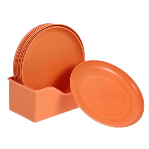 COLLBATH 8-teiliges Katzennapf-Set Für Kurzbeinige Katzen Katzennapf Aus Kunststoff Für Nass- Und Trockenfutter Ohne Boden Leises Design Orangefarbene Futterstation Für Haustiere COLLBATH 8-teiliges Katzennapf-Set Für Kurzbeinige Katzen Katzennapf Aus Kunststoff Für Nass- Und Trockenfutter Ohne Boden Leises Design Orangefarbene Futterstation Für Haustiere von COLLBATH
