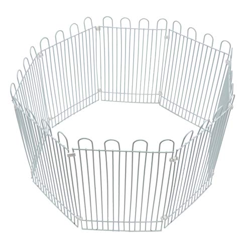 COLLBATH 8-teiliger Hamster-laufstall Haustier-absperrung Innenzaun Für Hamster Sicher Tragbar Leicht Weiß COLLBATH 8-teiliger Hamster-laufstall Haustier-absperrung Innenzaun Für Hamster Sicher Tragbar Leicht Weiß von COLLBATH