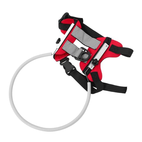 COLLBATH Antikollisionsring für Hunderollo Brosche mit Samtschleifen einfache und vielseitige Brosche hundesicherheitsgurt Hundegeschirr für Rucksack Stoßstange für Blinde Hunde Polyester von COLLBATH