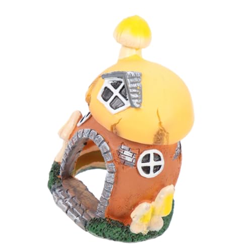 COLLBATH Aquarium Aquarium-Pilzdekoration Aquariumschloss Fischversteck pilzhaus Mushroom House Pilz Hausschmuck Betta-Fisch-Versteck Einsiedlerkrebs Zierfische Fischhaut schmücken von COLLBATH