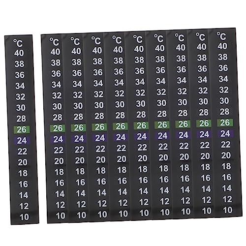 COLLBATH Aquarium Temperaturanzeige 10 Stücke Fisch Tank Thermometer Thermometer Streifen Brauen Streifen COLLBATH Aquarium Temperaturanzeige 10 Stücke Fisch Tank Thermometer Thermometer Streifen Brauen Streifen von COLLBATH