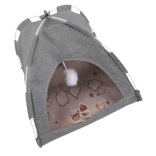 COLLBATH Atmungsaktives Haustierzelt für Hunde und Katzen Komfortables Tragbares Pet Tent für Drinnen und Draußen für Kleine Hunde und Kätzchen Sicherer Rückzugsort und Leicht zu von COLLBATH