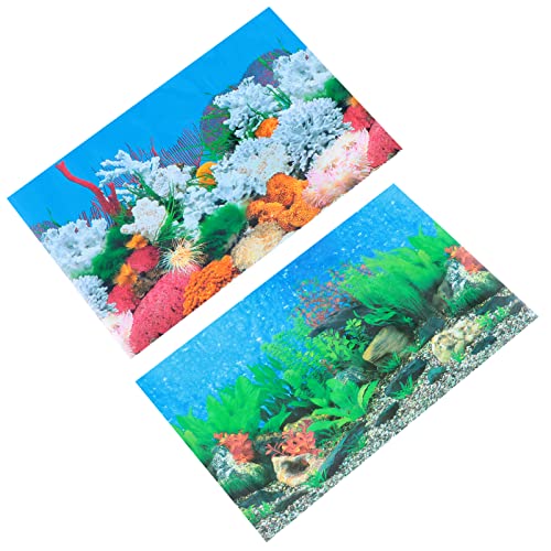 COLLBATH Aquarium Korallen Aufkleber 3D Unterwasser Aufkleber Fisch Tank Dekorationen Verblassen- von COLLBATH