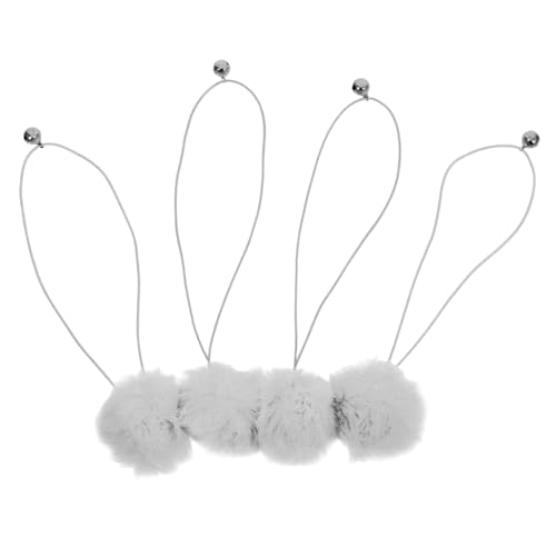 COLLBATH 4stücke Ersatzbälle Für Katzenkratzbäume Mit Glöckchen Interaktives Katzenspielzeug Für Kratzbäume Hängende Plüschbälle Für Katzen von COLLBATH