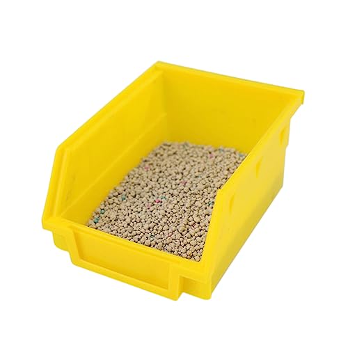COLLBATH Hamstertoilette Badebecken Mäusebad für Haustiere kompaktes praktisches Sandbad für Chinchillas S zufällige Farbe von COLLBATH