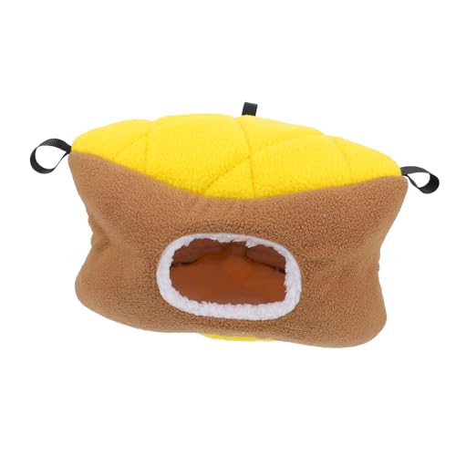 COLLBATH Baumwollnest Für Schlafen Drinnen Papageienvögel Warmes Versteck Kleines Tierbett Vogelnest Plüsch Hängend Nestbett Zum Aufhängen Von Vögeln Verschachtelung Hamsternest Baumwolle von COLLBATH