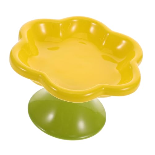 COLLBATH Blumenförmige Keramikschale für Katzen Komfortabler Erhöhter Snackbehälter zur Reduzierung von Nackenbelastungen und Stilvolles Futtererlebnis COLLBATH Blumenförmige Keramikschale für Katzen Komfortabler Erhöhter Snackbehälter zur Reduzierung von Nackenbelastungen und Stilvolles Futtererlebnis von COLLBATH