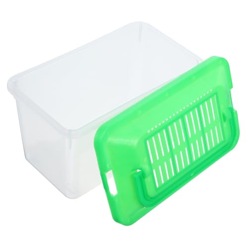 COLLBATH Portable Aquarium Transportbox Für Schildkröten Und Hamster Transparente Kunststoff-Aquarium Mit Optimaler Belüftung Leicht Und Tragbar Für Und Outdoor- von COLLBATH