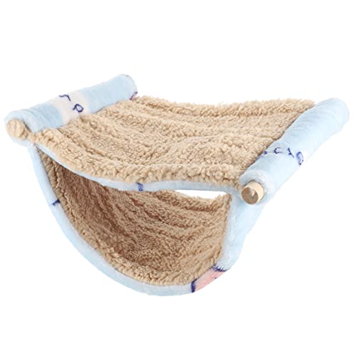COLLBATH Luxuriöses Doppellagiges Hamsterbett gemütliche Chinchilla-Hängematte entzückendes Meerschweinchen-Nestbett für Hamster COLLBATH Luxuriöses Doppellagiges Hamsterbett gemütliche Chinchilla-Hängematte entzückendes Meerschweinchen-Nestbett für Hamster von COLLBATH