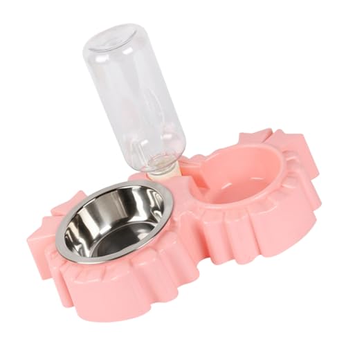 COLLBATH Doppelter Futternapf für Haustiere Automatischer Wasserspender mit Abnehmbaren Schalen Rutschfester Unterseite Geeignet für Katzen Welpen und Kaninchen COLLBATH Doppelter Futternapf für Haustiere Automatischer Wasserspender mit Abnehmbaren Schalen Rutschfester Unterseite Geeignet für Katzen Welpen und Kaninchen von COLLBATH